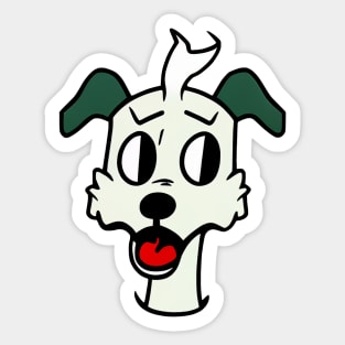 Minimalistic 30s cartoon style doggy Sticker